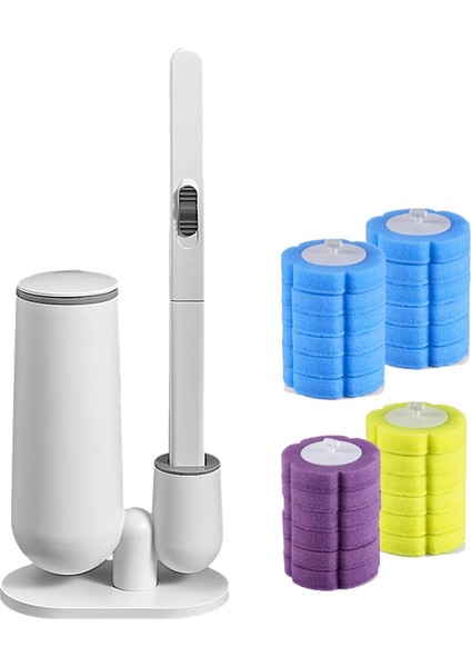 Tek Kullanımlık Tuvalet Fırçası Ev Halkı Çıkış Sonu Tuvalet Temizlik Fırçası Seti Tuvalet Temizlik Artefakt Kirli Eller (Yurt Dışından)