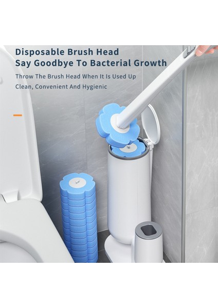 Tek Kullanımlık Tuvalet Fırçası Ev Halkı Çıkış Sonu Tuvalet Temizlik Fırçası Seti Tuvalet Temizlik Artefakt Kirli Eller (Yurt Dışından) fiyatları