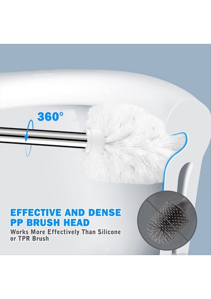 Tuvalet Fırçası ve Tutucu 2 Paket Tuvalet Fırçası 304 Paslanmaz Çelik Uzun Saplı Tuvalet Kase Fırçası Siyah (Yurt Dışından) modelleri