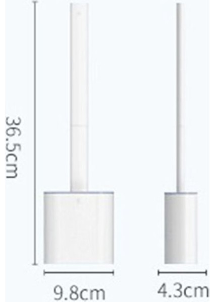 2pcs Tuvalet Fırçası ve Tutucu -Toilet Fırçası ve Havalandırılmış Tutucu Tuvalet Kase Fırçası Banyo/tuvalet/temizlik (Yurt Dışından) indirimleri