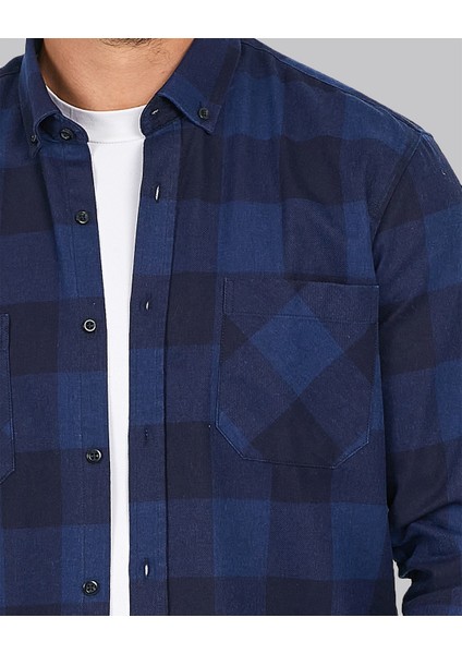 G-Altier Ekose Denim Gömlek modelleri