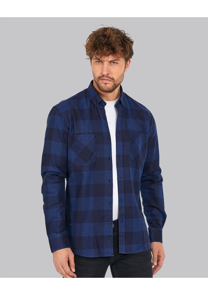 G-Altier Ekose Denim Gömlek fırsatları