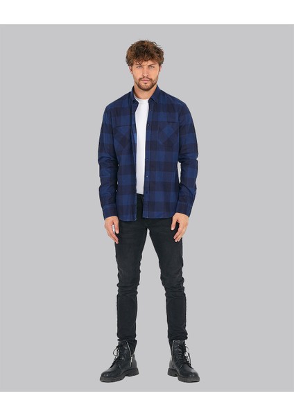 G-Altier Ekose Denim Gömlek indirimleri