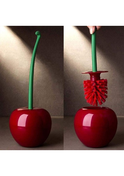 3pcs Kiraz Tuvalet Fırçası Banyo Fırçası Temizleyici Tuvalet Kase Fırçası ve Tutucu Set Banyo Mutfak Için Uzun Tutlu (Yurt Dışından) modelleri