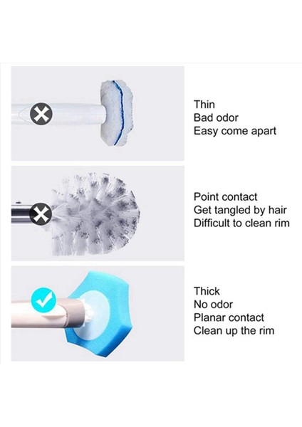 Tek Kullanımlık Tuvalet Temizleme Sistemi Tek Kullanımlık Tuvalet Yıkanabilir Dolunma Taze Fırça Yıkanabilir Yatırma - 120 Doldurma (Yurt Dışından) modelleri