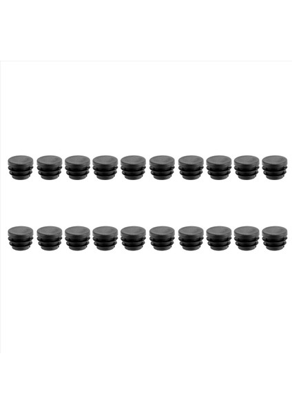 Blanking Uç Kapaklar Yuvarlak Tüp Ekleme Kapak 19MM Dia 200 Pcs Siyah (Yurt Dışından) fiyatları