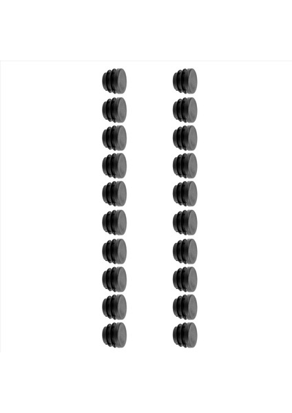 Blanking Uç Kapaklar Yuvarlak Tüp Ekleme Kapak 19MM Dia 200 Pcs Siyah (Yurt Dışından) modelleri