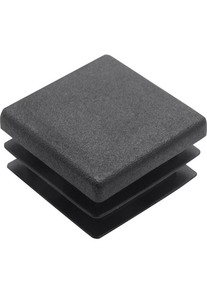 600PCS Plastik Kare Tüp Ekleri Uçlu Kapaklar 20MM x 20MM Siyah (Yurt Dışından) modelleri
