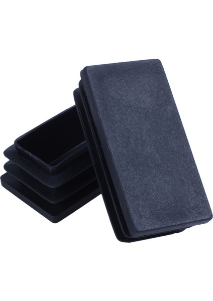 Plastik Dikdörtgen Boşluk Uç Tüp Kapakları Ekler 25X50MM 120PCS Siyah (Yurt Dışından) fırsatları
