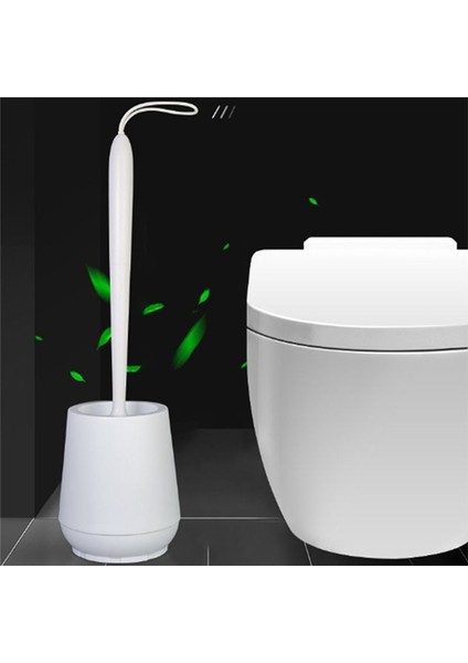 Banyo Tuvalet Fırçası Yumuşak Fırça Başı Ölü Açılı Ev Zemin Temizleme Fırçası Tuvalet Aksesuarları (Beyaz) (Yurt Dışından) modelleri
