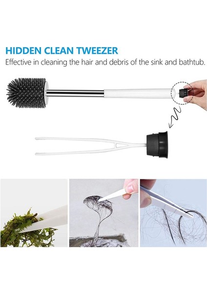 Silikon Tuvalet Fırçası Tuvalet Kasesi Fırçası ve Tutucu Tuvalet Temizleyici Silikon Kıllarla Havalandırılmış Tuvalet Fırçaları (Yurt Dışından) modelleri