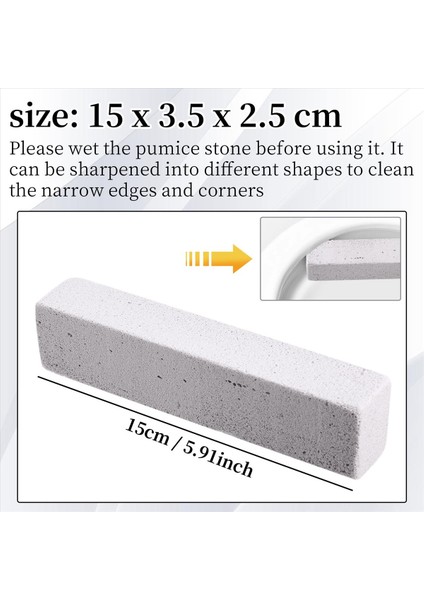 6 Paket Pomza Taş Tuvalet Kasesi Temiz Fırça Klozet Kabı Sert Su Halkalarını Çıkarın Kalsiyum Birikimi ve Pas Uygun (Yurt Dışından) fırsatları