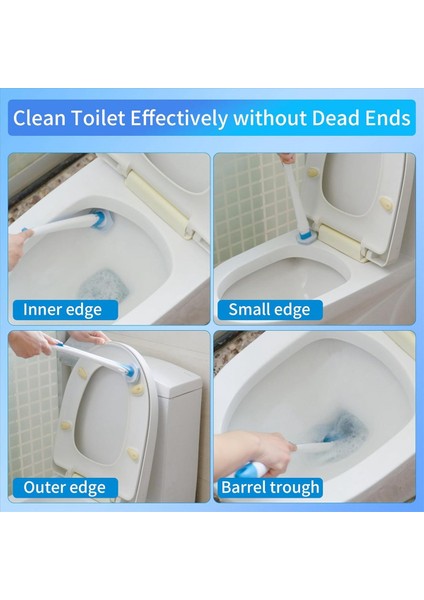 Tuvalet Kasesi Dolunlar 50 Sayısı Yükseltilmiş Malzeme Tek Kullanımlık Tuvalet Temizlik Süngerleri Tuvalet Fırçaları Doldurma (Yurt Dışından) modelleri