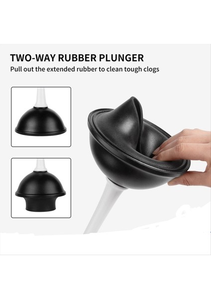 Tuvalet Piston ve Kase Fırçası Banyo Temizliği Için Combo Siyah 1 Set Tuvalet Fırçası (Yurt Dışından) indirimleri