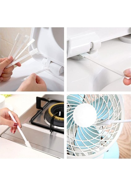 28 Adet Tek Kullanımlık Tuvalet Fırçası Çatlak Temizleme Fırçaları Tuvalet Köşeleri Pencere Olukları Kapı Rayları Klavyeler Panjurlar Vb (Yurt Dışından) fiyatları