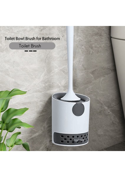 Tutucu Silikon Klozet Temizleme Fırçası ve Tutucu Seti ile Tuvalet Fırçası (Yurt Dışından) fırsatları