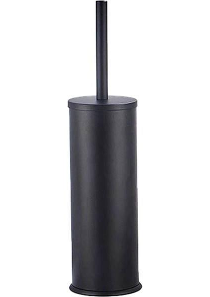 Alüminyum Tuvalet Fırçası ve Tutucu Set Banyo Temizlik Fırçası Banyo Zemin Temizlik Aksesuarlar Black (Yurt Dışından)