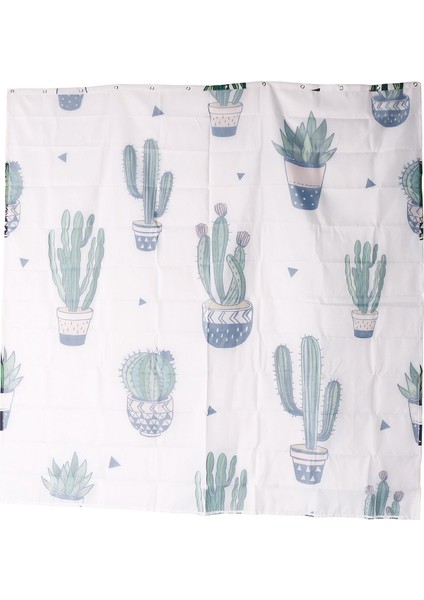 Su Geçirmez Polyester Kumaş Banyo Duş Perdesi Şeffaf Panel Dekor 12 Kanca (Yurt Dışından) modelleri