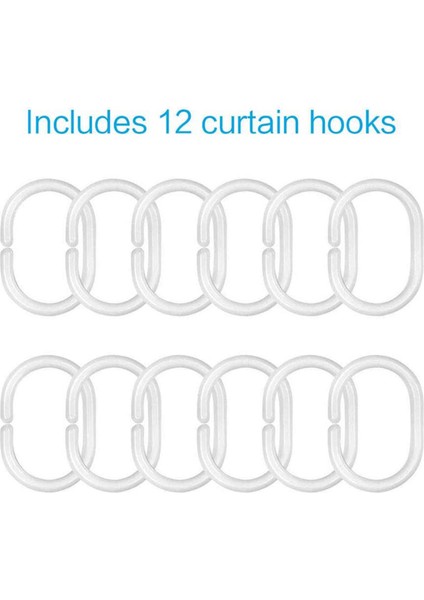 2pcs Çiçek Duş Perdesi 24 Kancalı Suluboya Botanik Çiçekler Dekoratif Banyo Perdesi Modern Banyo (Yurt Dışından) modelleri