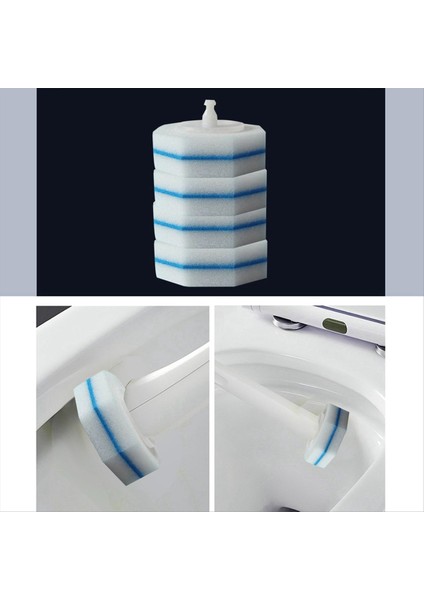 30 Adet Tek Kullanımlık Tuvalet Temizleme Sistemi Tek Kullanımlık Tuvalet Yıkanabilir Doldurma Fırçası (Yurt Dışından) modelleri