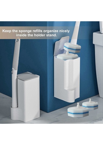 30 Adet Tek Kullanımlık Tuvalet Temizleme Sistemi Tek Kullanımlık Tuvalet Yıkanabilir Doldurma Fırçası (Yurt Dışından) fırsatları