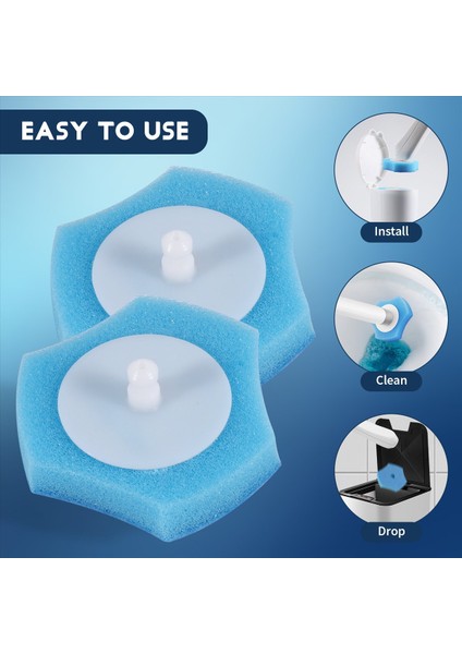 Tek Kullanımlık Tuvalet Temizleme Sistemi Tek Kullanımlık Tuvalet Yıkanabilir Dolunma Taze Fırça Yıkanabilir Dolumlar - 40 Doldurma (Yurt Dışından) indirimleri