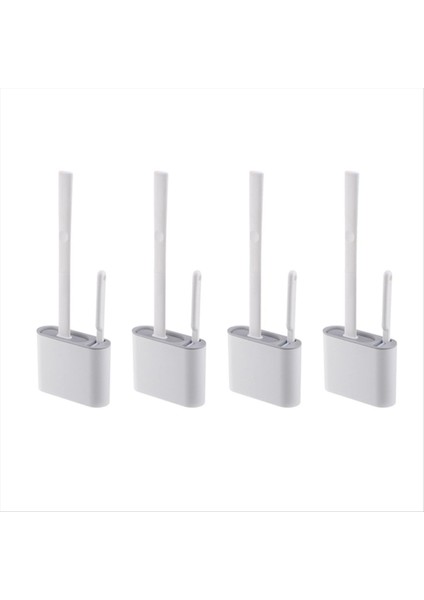 Ölü Açılı Tuvalet Fırçası Ev Tuvalet Temizleme Fırçası Duvara Monte Tuvalet Temizleme Kiti (Yurt Dışından)