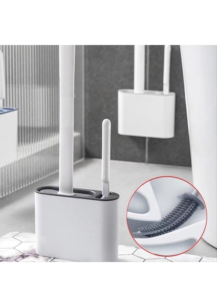 Ölü Açılı Tuvalet Fırçası Ev Tuvalet Temizleme Fırçası Duvara Monte Tuvalet Temizleme Kiti (Yurt Dışından) fırsatları