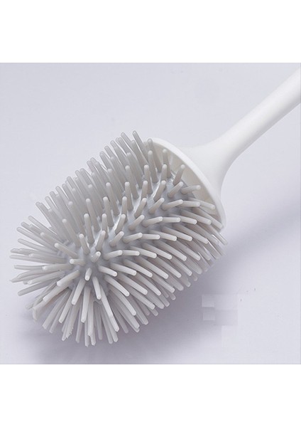 Tuvalet Fırçası ve Tutucu Seti Temizleme Fırçası ile Tuvalet Kase Fırçası Silikon Klozet Temizleyicileri Fırçası Koyu Gri (Yurt Dışından) modelleri