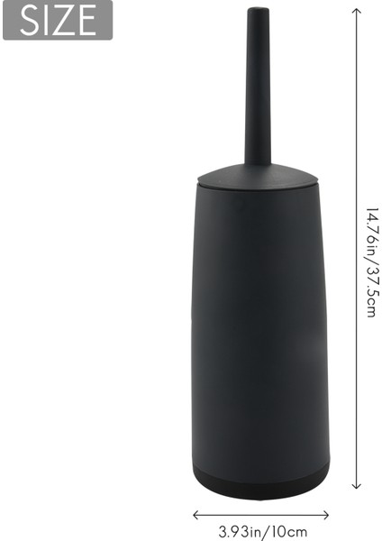 Tuvalet Fırçaları ve Tutucular Tuvalet ile Tutucu ile Koyu Gri Banyolar Için Koyu Gri Modern Tasarım Tuvalet Fırçası Kapak Longe (Yurt Dışından) fırsatları