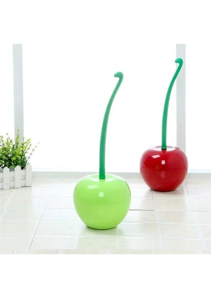 Tuvalet Fırçası Tuvalet Tutucu Yaratıcı Güzel Kiraz Şekli Lavabo Fırçası Tuvalet Fırça Tutucu Set (Yurt Dışından) fiyatları