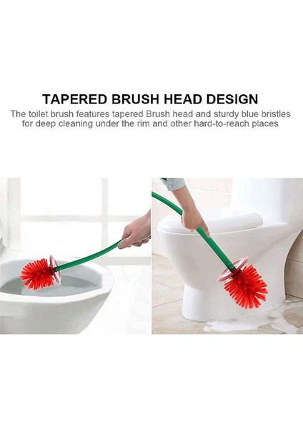 Tuvalet Fırçası Tuvalet Tutucu Yaratıcı Güzel Kiraz Şekli Lavabo Fırçası Tuvalet Fırça Tutucu Set (Yurt Dışından) fırsatları