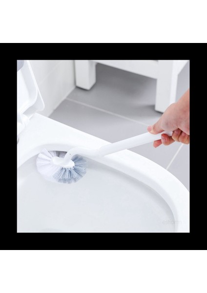 2x Tuvalet Fırçası Yumuşak Kıl Tuvalet Fırçası Duvara Monte Temizleme Fırçası Wc Fırçası Derin Temizleme Kompakt Sap (Yurt Dışından) fırsatları