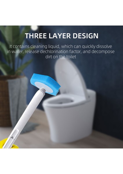 36 Pcs Tuvalet Fırçası Yedek Kafa Tuvalet Çubuğu Değiştirme Tuvalet Temizleyici Değiştirme Tek Kullanımlık Tuvalet Fırça Başı (Yurt Dışından) fiyatları