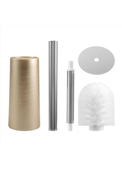 Paslanmaz Çelik Tuvalet Fırçası ve Tutucu - Banyo Tuvalet (Altın) Için Tuvalet Kasası Temizleyici Seti (Yurt Dışından)