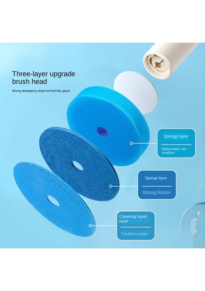 48PCS Tek Kullanımlık Tuvalet Fırçası Yatırlar Ölü Açılı Köpük Temizlik Süngerleri Başlıklar Tuvalet Fırçası Banyo Aksesuarları Mavi (Yurt Dışından) fiyatları