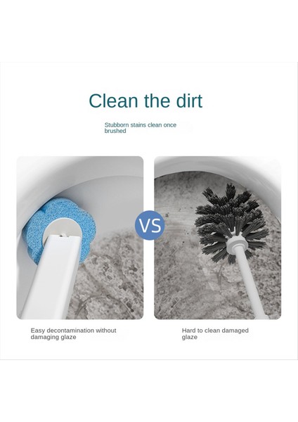 Banyo Temizliği Için 12 Tek Kullanımlık Tuvalet Fırçası Dolum Kafası ile Tek Kullanımlık Tuvalet Fırçası Temizleme Kiti (Yurt Dışından) fiyatları
