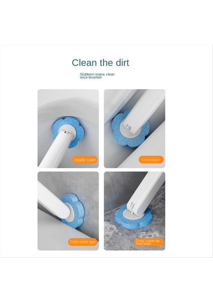 Banyo Temizliği Için 12 Tek Kullanımlık Tuvalet Fırçası Dolum Kafası ile Tek Kullanımlık Tuvalet Fırçası Temizleme Kiti (Yurt Dışından) indirimleri