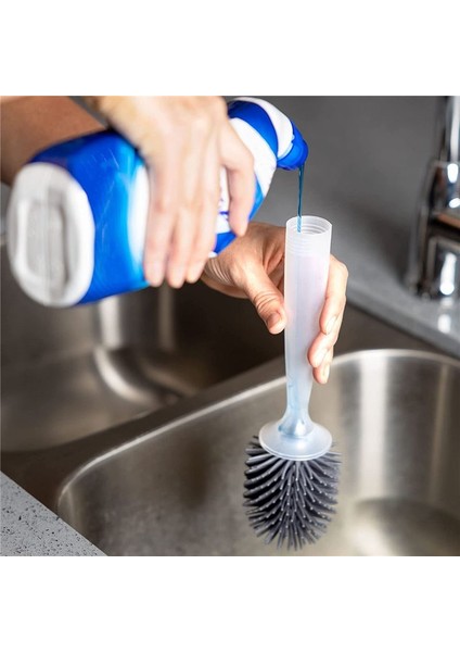 Tuvalet Fırçası Doldurulabilir Sap Dağıtımları Jel Tuvalet Temizleyici Sıhhi Depolama Için Havalandırılmış Tutucu -Toilet Ovma Fırçası (Yurt Dışından) fırsatları