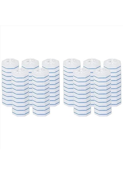 100PCS Yükseltilmiş Tuvalet Fırçası Değnek Tek Kullanımlık Tuvalet Temizleme Asa Kafası Uyumlu Asa Dolumları (Yurt Dışından)