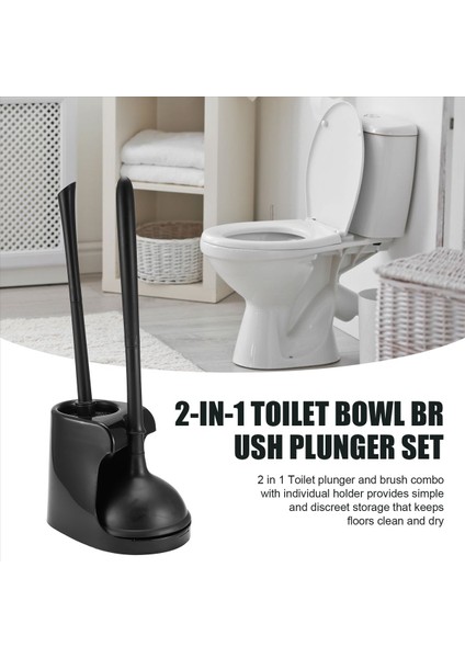 Tuvalet Piston ve Fırça 2-1 Arada Tuvalet Kasesi Fırça Piston Seti Banyo Temizlik Araçları Için Tutucu ile Stand B ile Combo (Yurt Dışından) fırsatları