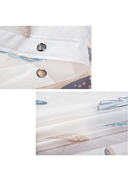 120CMX180CM Modern Duş Perdesi Denizyıldız Bölümü Taze Deniz Tarzı Su Geçirmez Peva Perde Banyo Duş Odası (Yurt Dışından) modelleri