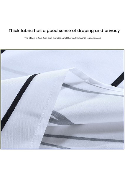 Çizgili Duş Perdesi - Ağır Kumaş Makinesi Yıkanabilir Banyo Için Basit Modern Gri Duş Perdeleri 71X71 Inç (Yurt Dışından) indirimleri