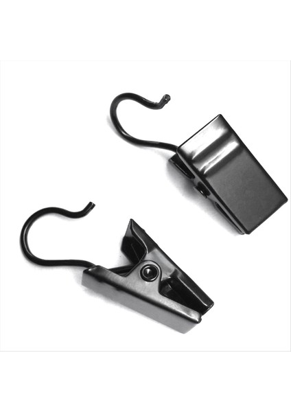 50PCS Metal Perde Klipler Kanca Havlu Fotoğraf Klipsleri Ana Pencere Aksesuarları Sağlam ve Dayanıklı Demir Drapery Hook (Yurt Dışından) indirimleri