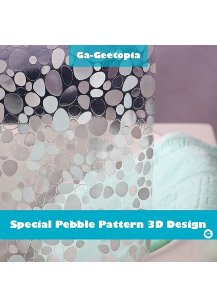 Şeffaf Duş Perdesi Astarı Çakıl Deseni Hafif Plastik Banyo Duş Perdesi (Yurt Dışından) indirimleri