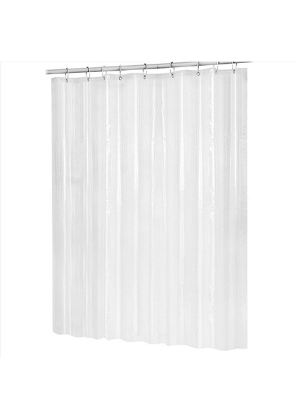 4set 180CMX180CM Plastik Peva Su Geçirmez Duş Perdesi Şeffaf Beyaz Temizlik (Yurt Dışından) fiyatları