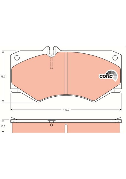 Mtxdpn Ön Balata Sprinter 210 96 - Van 207D/208/209D/210/307D/308/309D/310/407D/409D