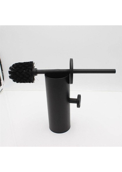 Siyah Tuvalet Fırçası Tutucu Çelik Temizleme Aracı Dayanıklı Dikey Monte Duvar Banyo Tuvalet Fırçası (Yurt Dışından) fiyatları