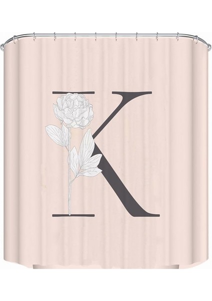 Polyester Kumaş Baskılı Su Geçirmez Desen Banyo Duş Perdesi 150 x 180MM (Yurt Dışından)