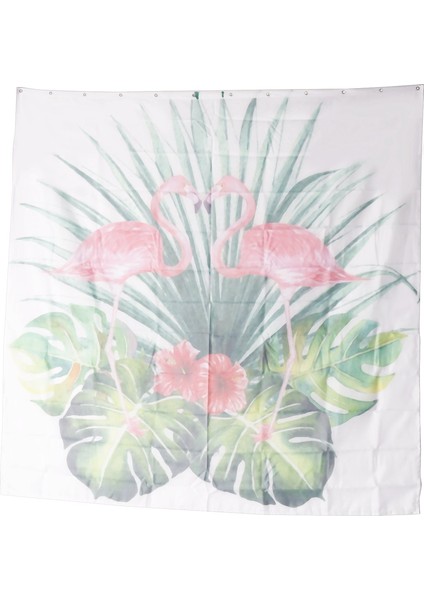 Su Geçirmez Polyester Kumaş Banyo Duş Perdesi Şeffaf Panel Dekor 12 Kanca (Yurt Dışından) fırsatları